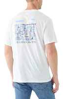 Men's Short Sleeve Sailboat Graphic T-Shirt