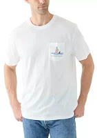 Men's Short Sleeve Sailboat Graphic T-Shirt