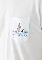 Men's Short Sleeve Sailboat Graphic T-Shirt