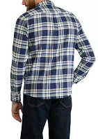 Long Sleeve Plaid Flannel Shirt