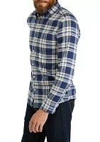 Long Sleeve Plaid Flannel Shirt