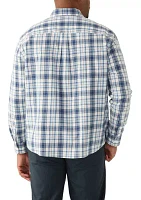 Big & Tall Plaid Printed Shirt