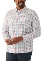 Big & Tall Long Sleeve Plaid Shirt