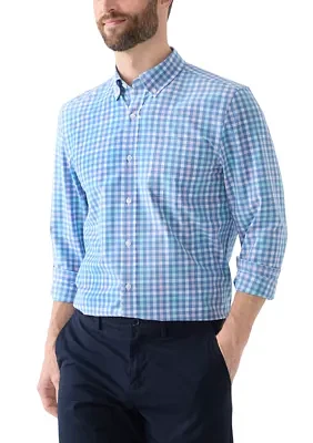 Multi Gingham Printed Button Down Shirt