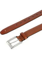 Men's Tan Pebble Grain Leather Belt