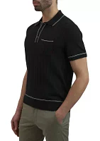 Men's Drop Needle Pocket Polo Shirt