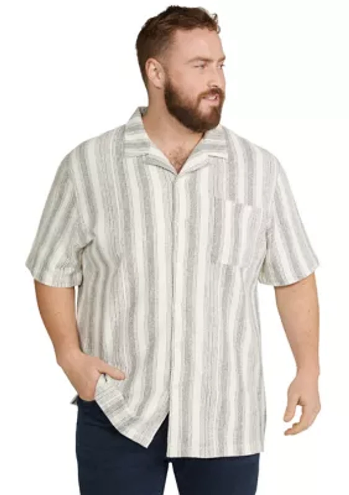 Big & Tall Short Sleeve Lucas Knit Relaxed Fit Shirt