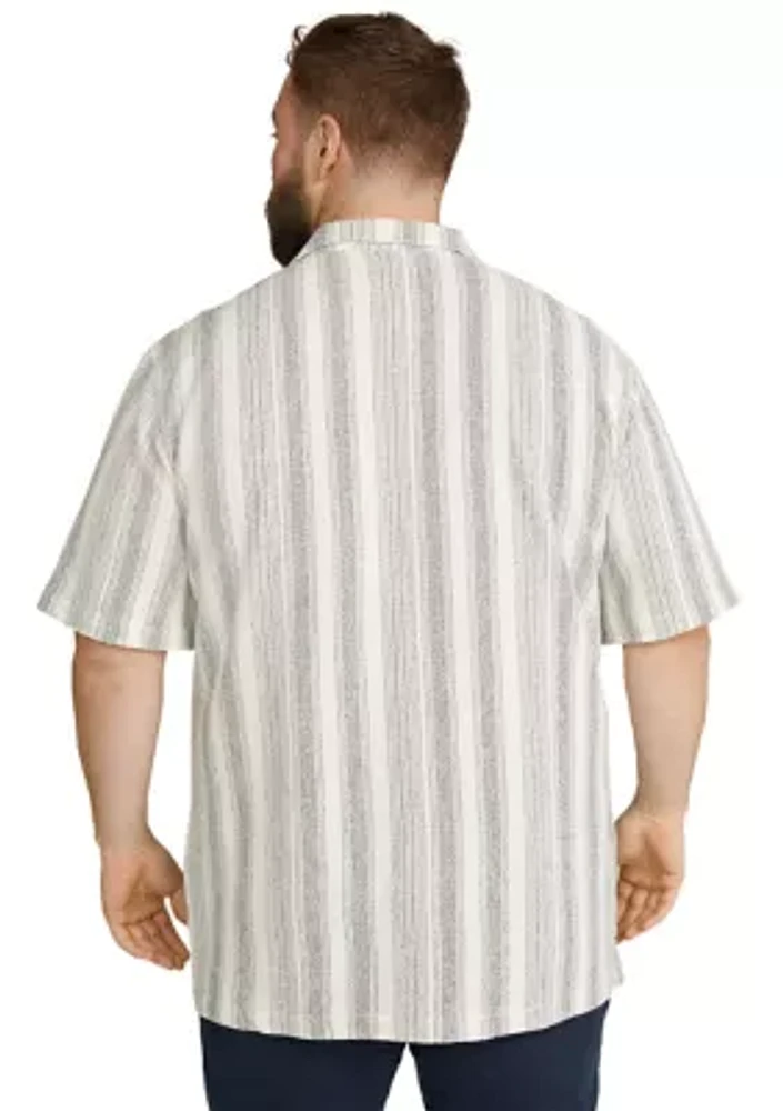 Big & Tall Short Sleeve Lucas Knit Relaxed Fit Shirt