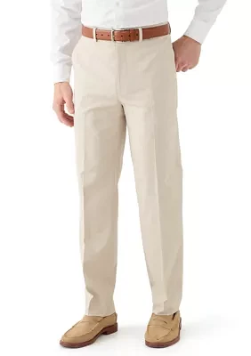 Cotton Stretch Ticweave Pants