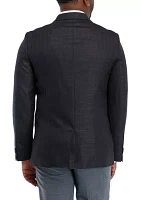 Solid Textured Sport Coat