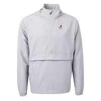 Alabama Crimson Tide NCAA Alumni Logo Charter Eco Knit Recycled Anorak Half-Zip Jacket