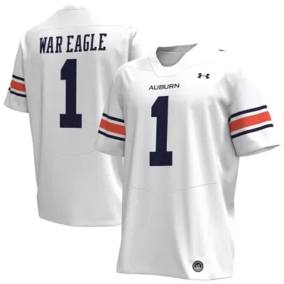 NCAA Under Armour #1 Auburn Tigers Replica Football Jersey