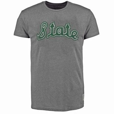 NCAA ed Michigan State Spartans Vintage Tri-Blend T-Shirt