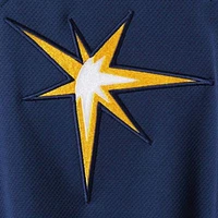 MLB Navy/Light Tampa Bay Rays Authentic Collection On-Field 3/4-Sleeve Batting Practice Jersey