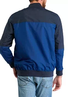 Men's Color Block Bomber Jacket