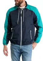 Men's Color Block Windbreaker