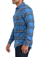 Men's Multi Flannel Plaid Print Shirt