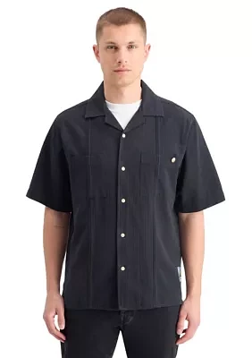 Men's Structured Dobby Shirt