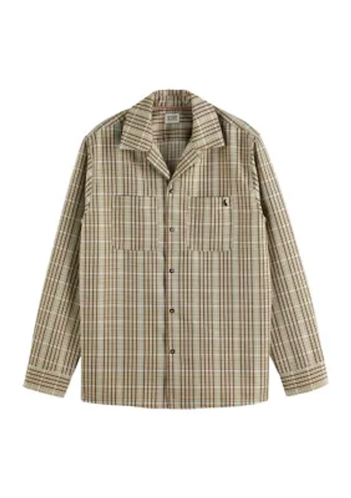 Men's Checkered Woven Shirt