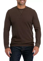 Men's Long Sleeve Waffle T-Shirt