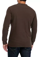 Men's Long Sleeve Waffle T-Shirt