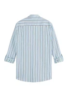 Men's Regular Dobby Stripe Shirt