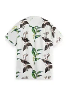 Men's Printed Button Down Shirt