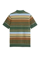 Men's Striped Polo Shirt