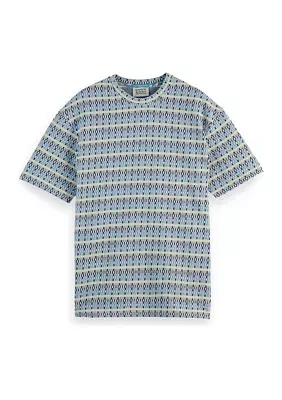 Men's Relaxed Fit Jacquard T-Shirt