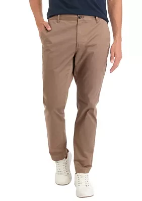 Men's Flat Front Chino Pants