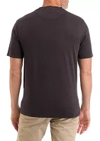 Men's Short Sleeve Logo Garment Dyed Pocket T-Shirt