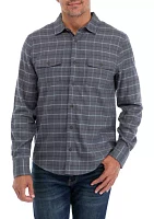 Plaid Lightweight Flannel Shirt