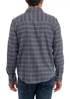 Plaid Lightweight Flannel Shirt