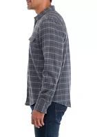 Plaid Lightweight Flannel Shirt