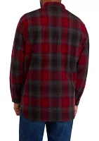 Big & Tall Long Sleeve Flannel Shirt