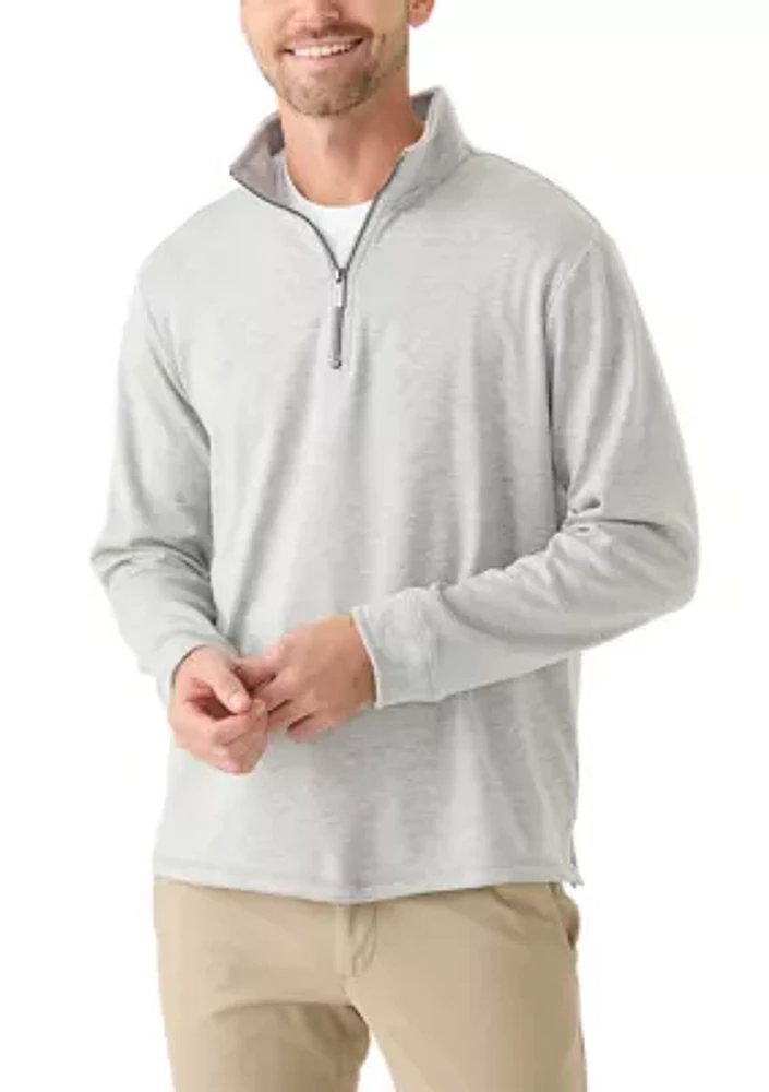 Men's Long Sleeve Quarter Zip Pullover