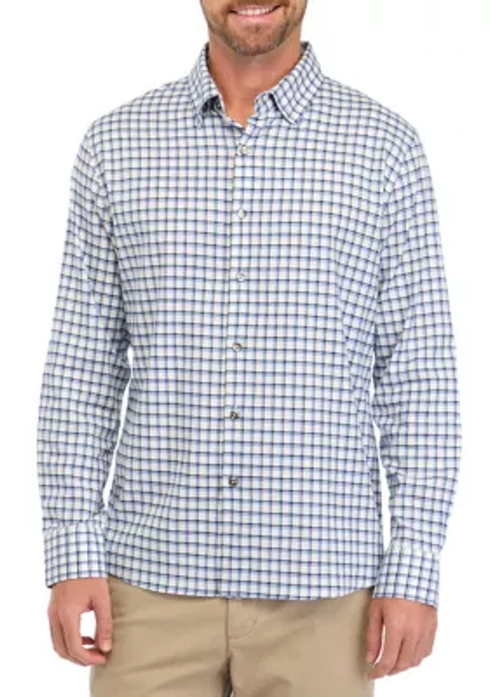 Men's Long Sleeve Plaid Shirt