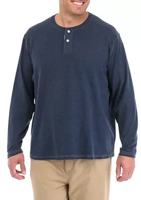 Big & Tall Long Sleeve Henley Shirt