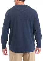 Big & Tall Long Sleeve Henley Shirt