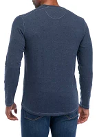 Men's Long Sleeve Henley T-Shirt