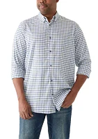 Big & Tall Long Sleeve Plaid Shirt