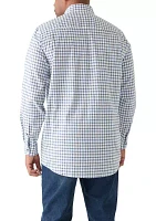 Big & Tall Long Sleeve Plaid Shirt