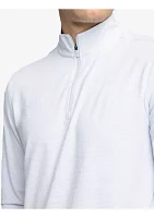 Men's Heather Quarter Zip Pullover