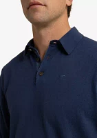 Men's Woodville Jade Polo Sweater