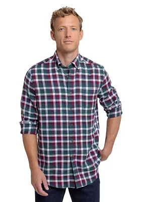 Men's Cobblestone Plaid Button Down Shirt