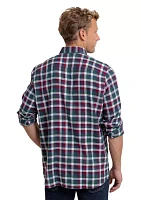 Men's Cobblestone Plaid Button Down Shirt