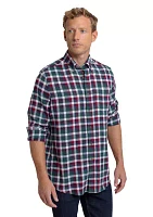 Men's Cobblestone Plaid Button Down Shirt