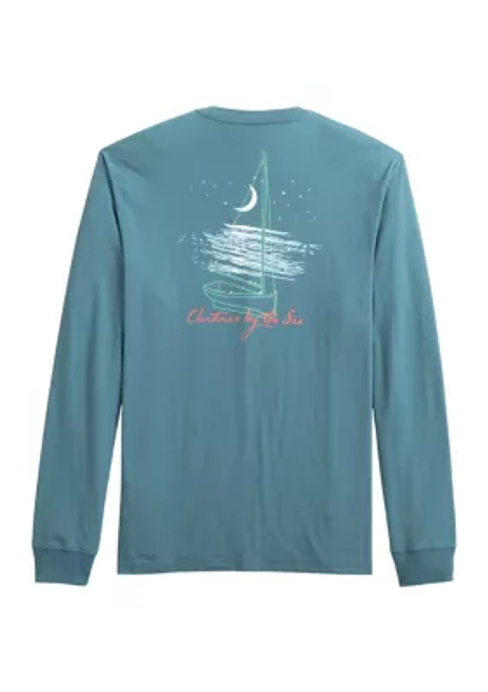 Holiday Beached Long Sleeve Graphic T-Shirt