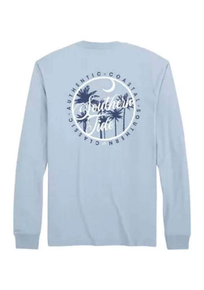 Men's Southern Coastal Long Sleeve Graphic T-Shirt