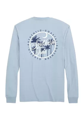 Men's Southern Coastal Long Sleeve Graphic T-Shirt